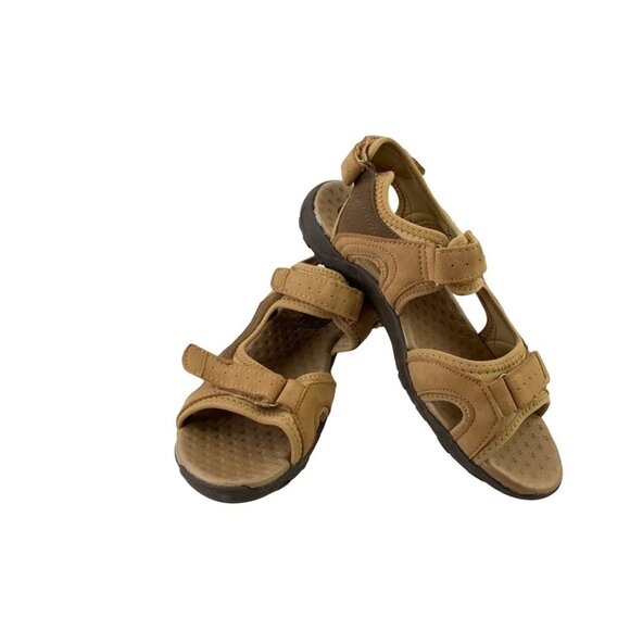 Rugged Outback Women's Brown Strapped Sandals - Picture 1 of 8
